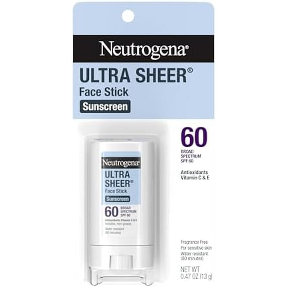 Neutrogena Ultra Sheer Face Sunscreen Stick SPF 60 front view
