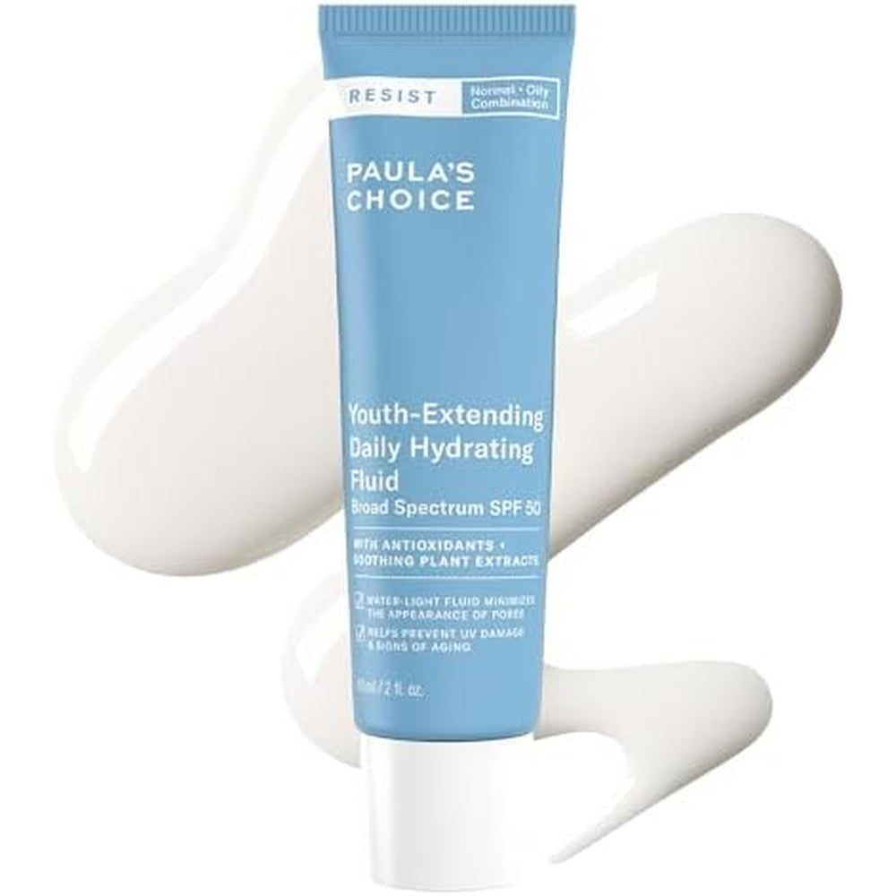 Paula's Choice Resist Daily Hydrating Fluid SPF 50 bottle front view