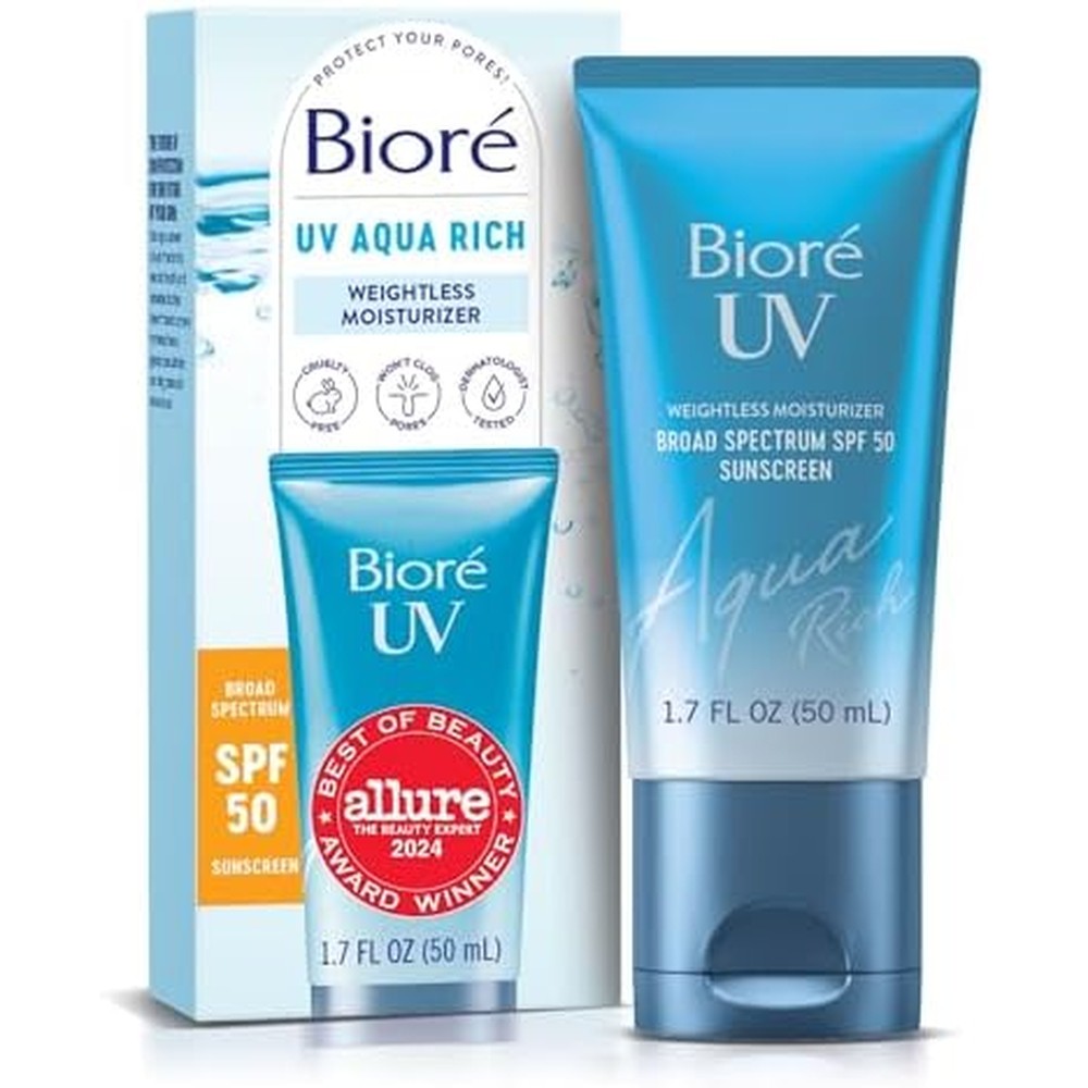 Bioré UV Aqua Rich Daily Hydrating Facial Moisturizer front view