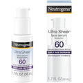 Neutrogena Ultra Sheer SPF 60 face sunscreen hydrating with vitamin E