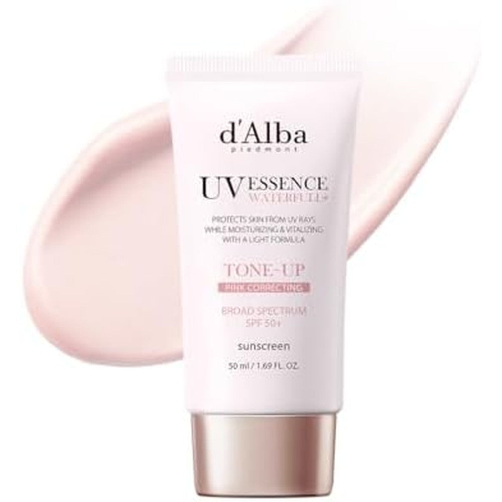 D'alba Piedmont Waterfull Tone-Up Sunscreen Serum front packaging