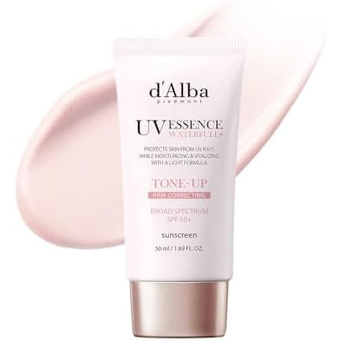 D'Alba Piedmont Waterfull Tone-Up Sunscreen Serum front view packaging