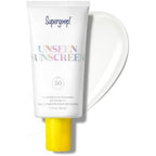 Supergoop Unseen Sunscreen front view product packaging tube
