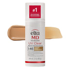 EltaMD UV Clear Tinted Facial Sunscreen SPF 46 front view authentic imported packaging