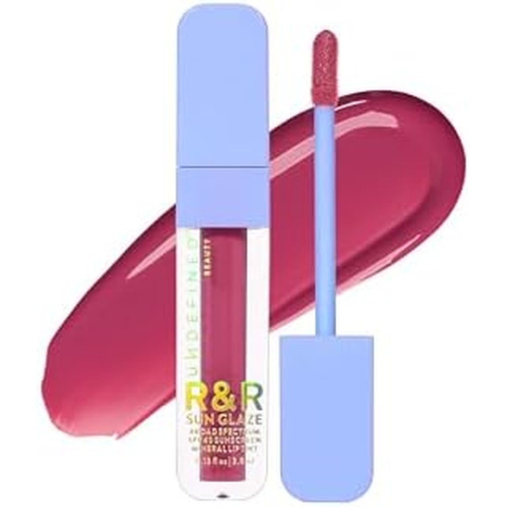 Undefined R&R Sun Glaze Pink Mineral Lip Oil front view packaging
