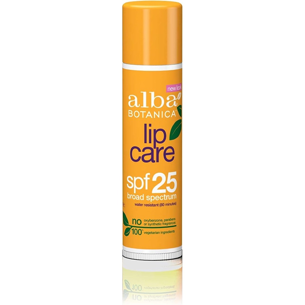 Alba Botanica Moisturizing Sunscreen Lip Balm SPF 25 front view