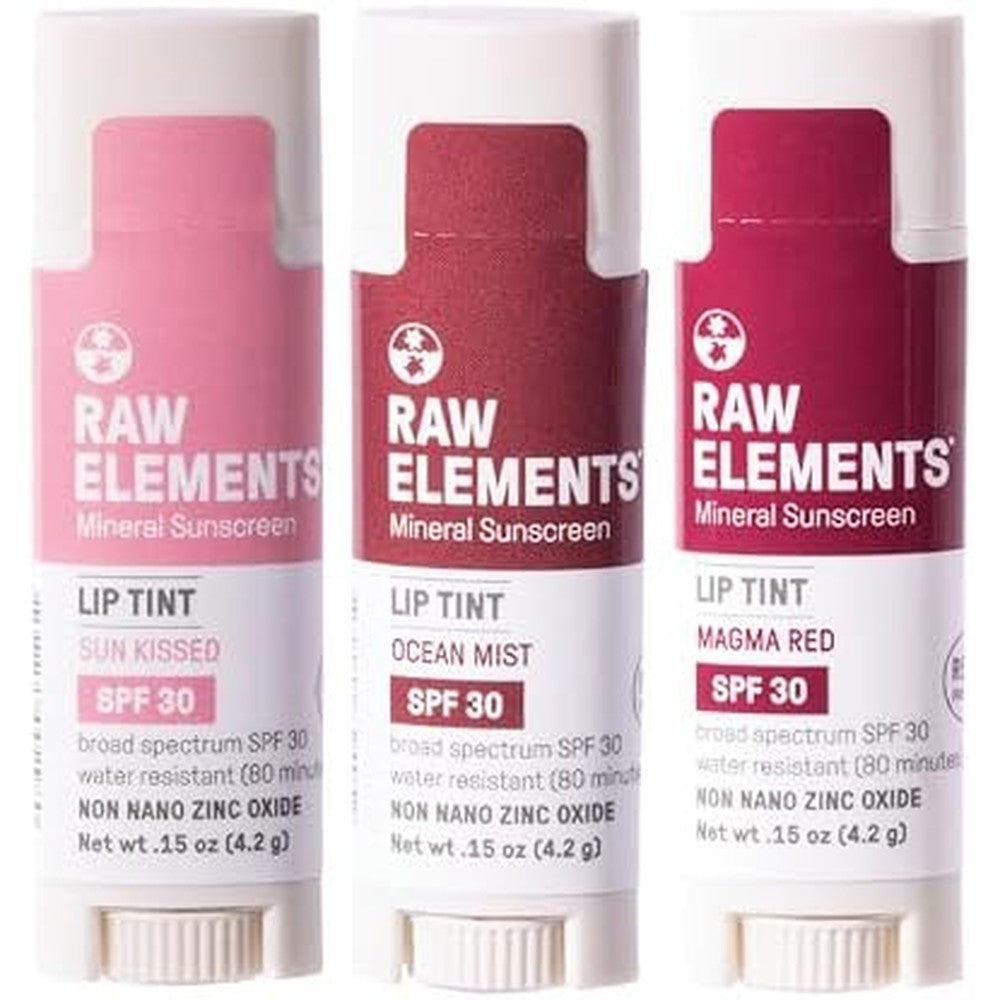 Raw Elements Tinted Lip Sunrise Pack front view