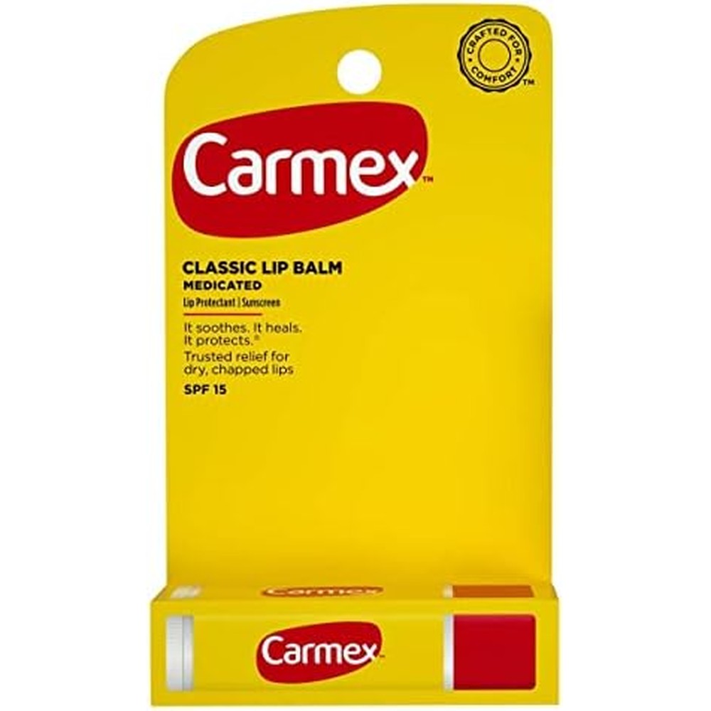 Carmex Click Stick Medicated Lip Balm SPF 15 front view
