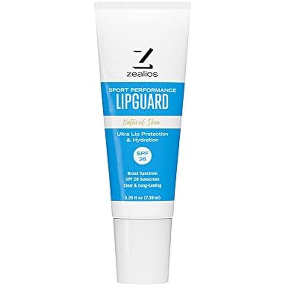 Zealios LipGuard Lip Balm SPF 28 front view tube