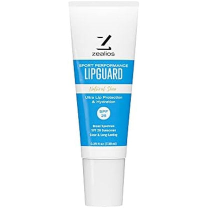 Zealios LipGuard Lip Balm SPF 28 front view tube