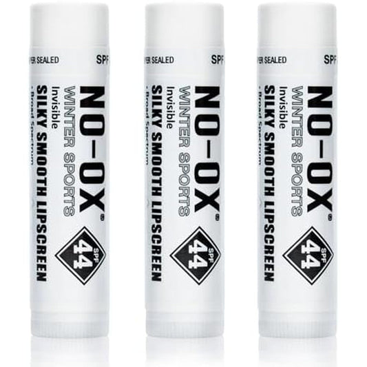 No-Ox Sunscreen Lip Balm SPF 44 3 Pack front view