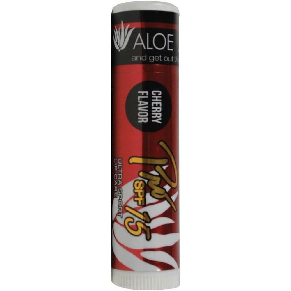 Aloe Up Pro Ultra Sport Cherry SPF 15 Lip Care front view
