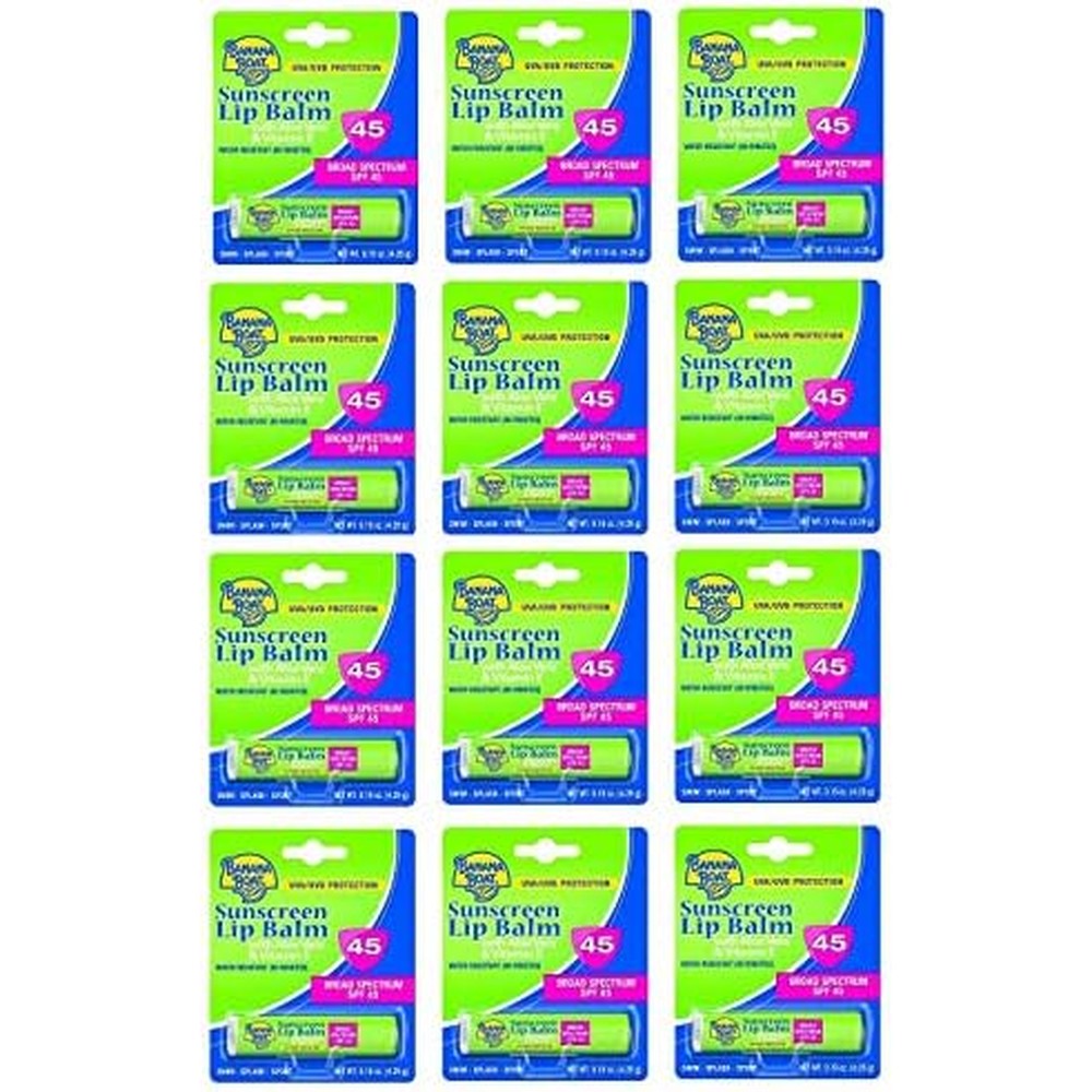 Banana Boat Aloe Vera Lip Balm SPF 45 front view