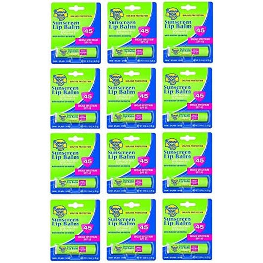 Banana Boat Aloe Vera Lip Balm SPF 45 front view