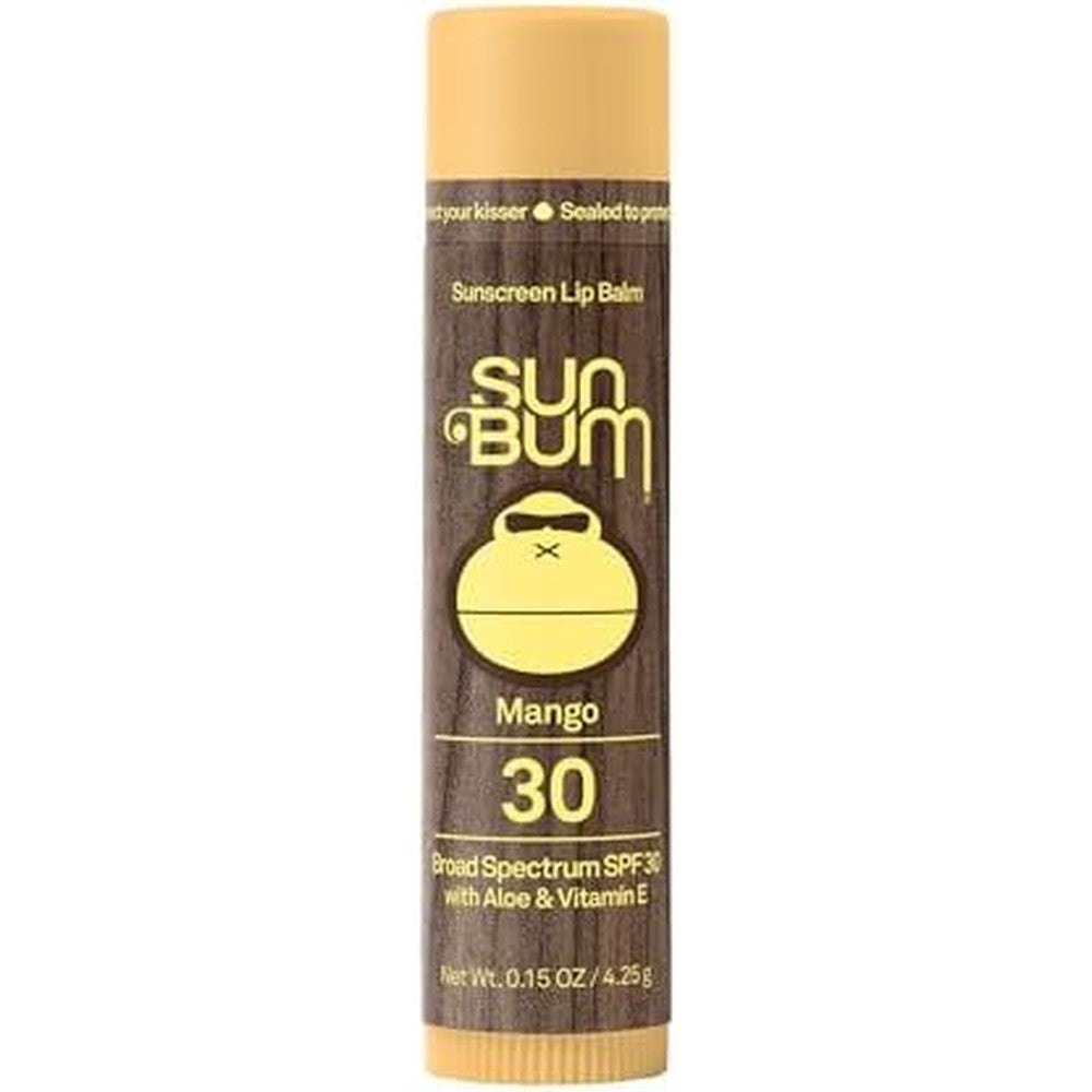 Sun Bum Sunscreen Lip Balm Mango SPF 30 stick front view