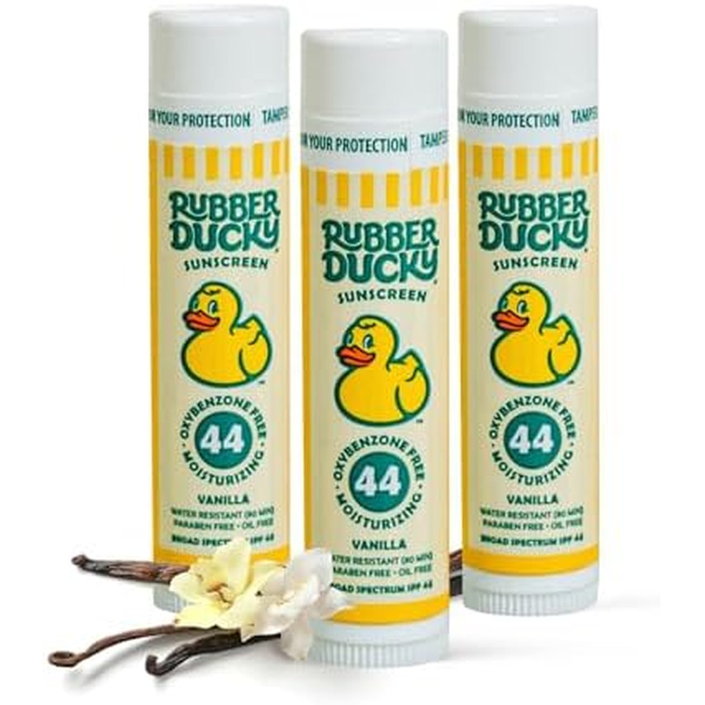 Rubber Ducky Lip Sunscreen SPF 44 front view packaging