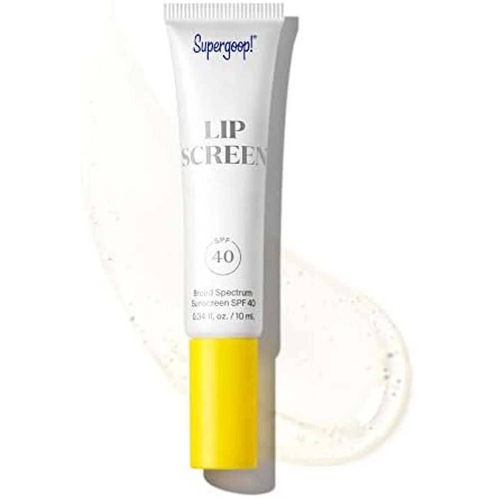 Supergoop! Lipscreen Shine SPF 40 Broad Spectrum Clear Lip Gloss And Sunscreen With Grape Seed Extract, 0.34 Fluid Ounce - Image 1
