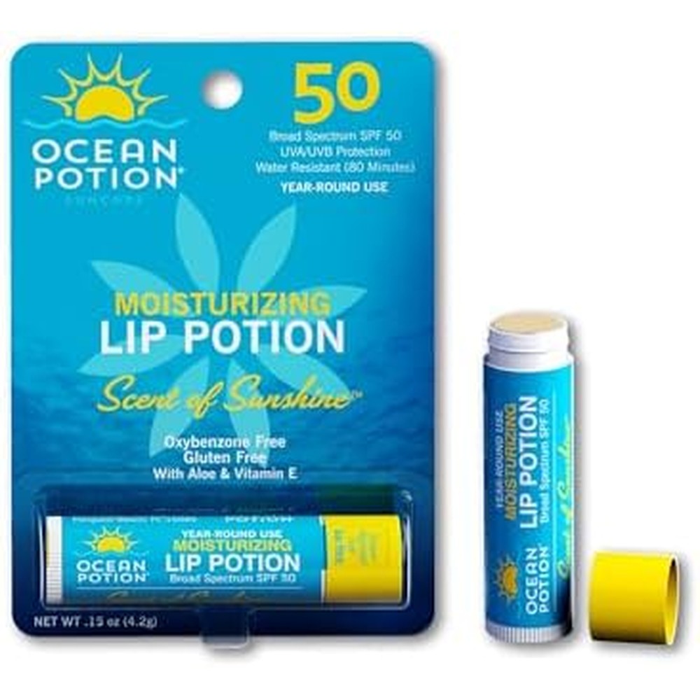 Ocean Potion Sunscreen Lip Balm SPF 50 front view packaging