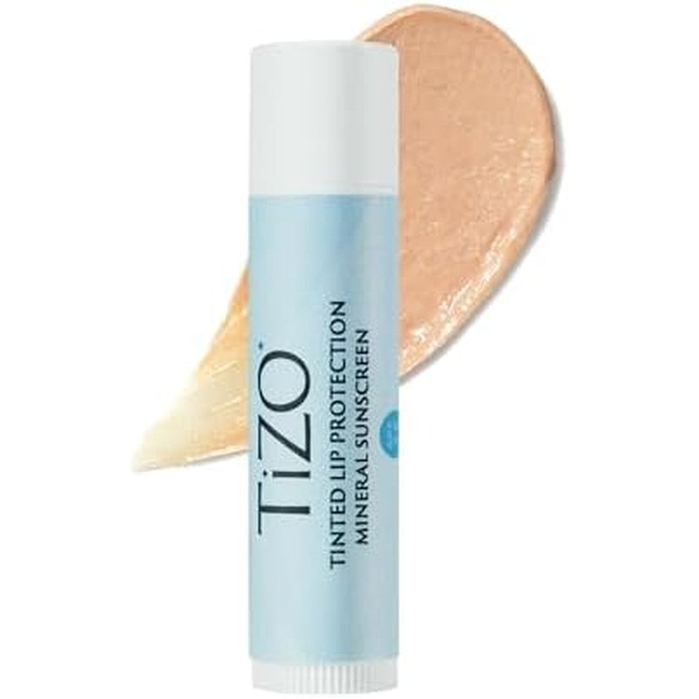 TiZO Lip Protection | Tinted | Broad Spectrum Sunscreen | UVA/UVB Protection | For all skin types | Titanium Dioxide and Zinc Oxide | 0.14 oz / 4.5 g - Image 1