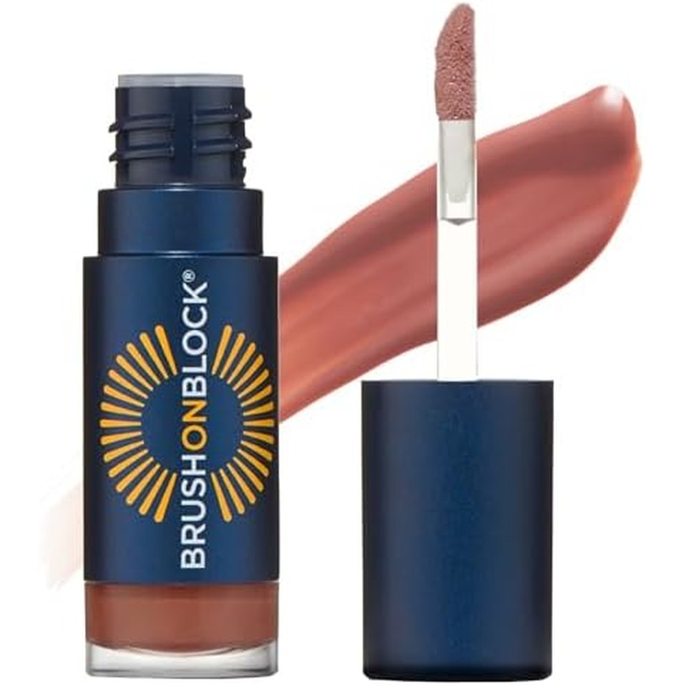 Brush On Block Sun Shine Protective Lip Oil Fig front view