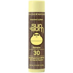 Sun Bum SPF 30 banana lip balm front view stick