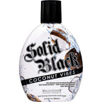 Millennium Tanning Solid Black Coconut Vibes Tanning Lotion front view bottle