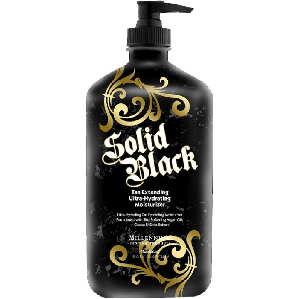 Dolce Vita Bella Black 100X Bronzer tanning lotion bottle front view