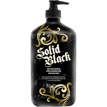 Dolce Vita Bella Black 100X Bronzer tanning lotion bottle front view