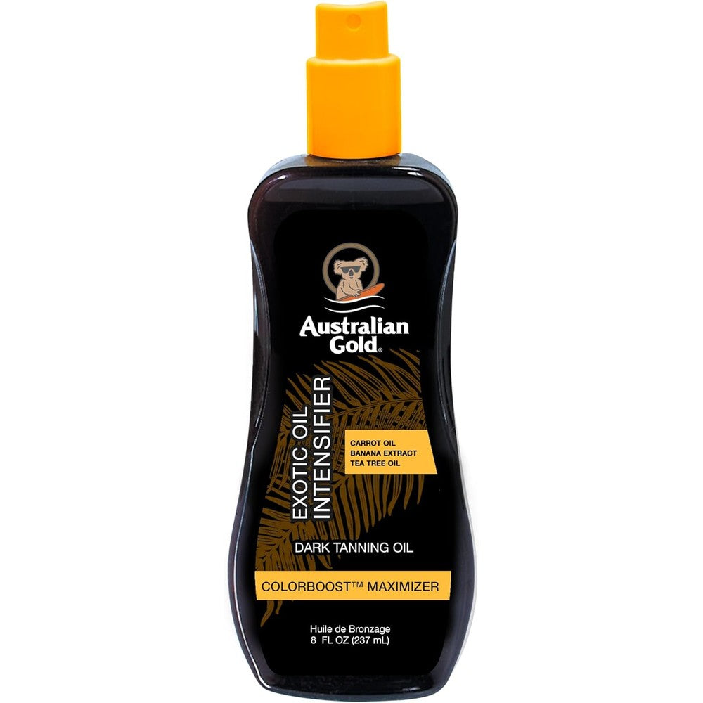 Australian Gold Dark Tanning Exotic Oil 8 Fluid Ounce front view