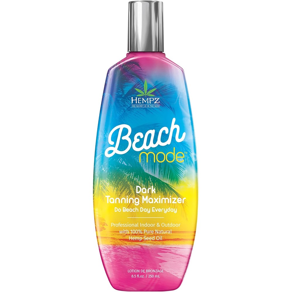 Hempz Beach Mode Dark Tanning Maximizer bottle front view