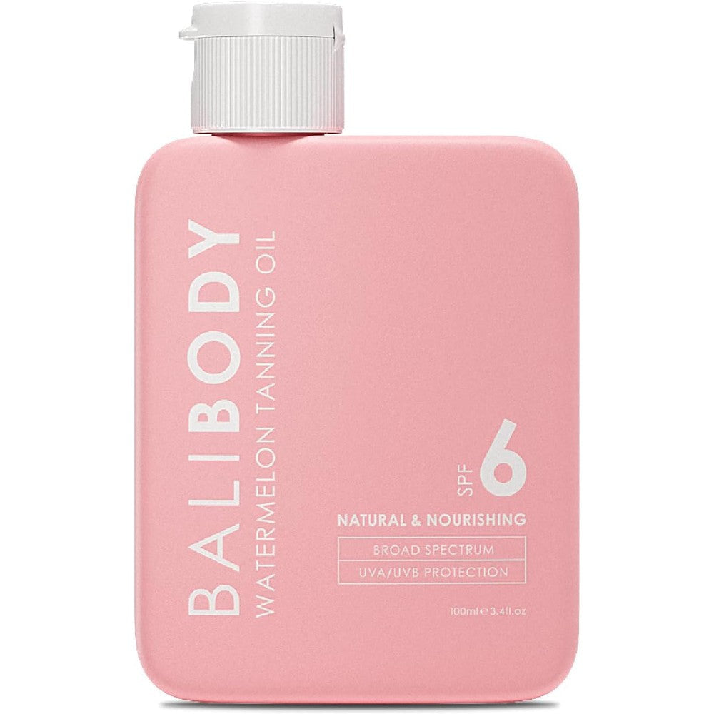 Bali Body Watermelon Tanning Oil SPF 6 front view