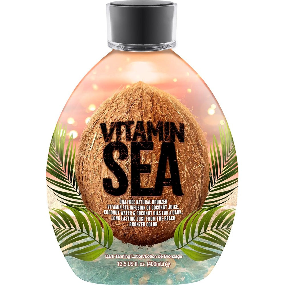 Dark Tans Exclusive Vitamin Sea Natural Bronzer Tanning Lotion front view