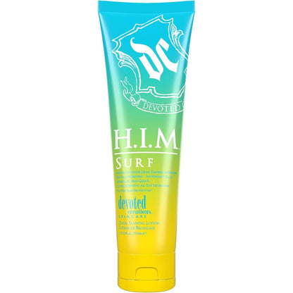 Devoted Creations HIM Surf tanning intensifier bottle front view