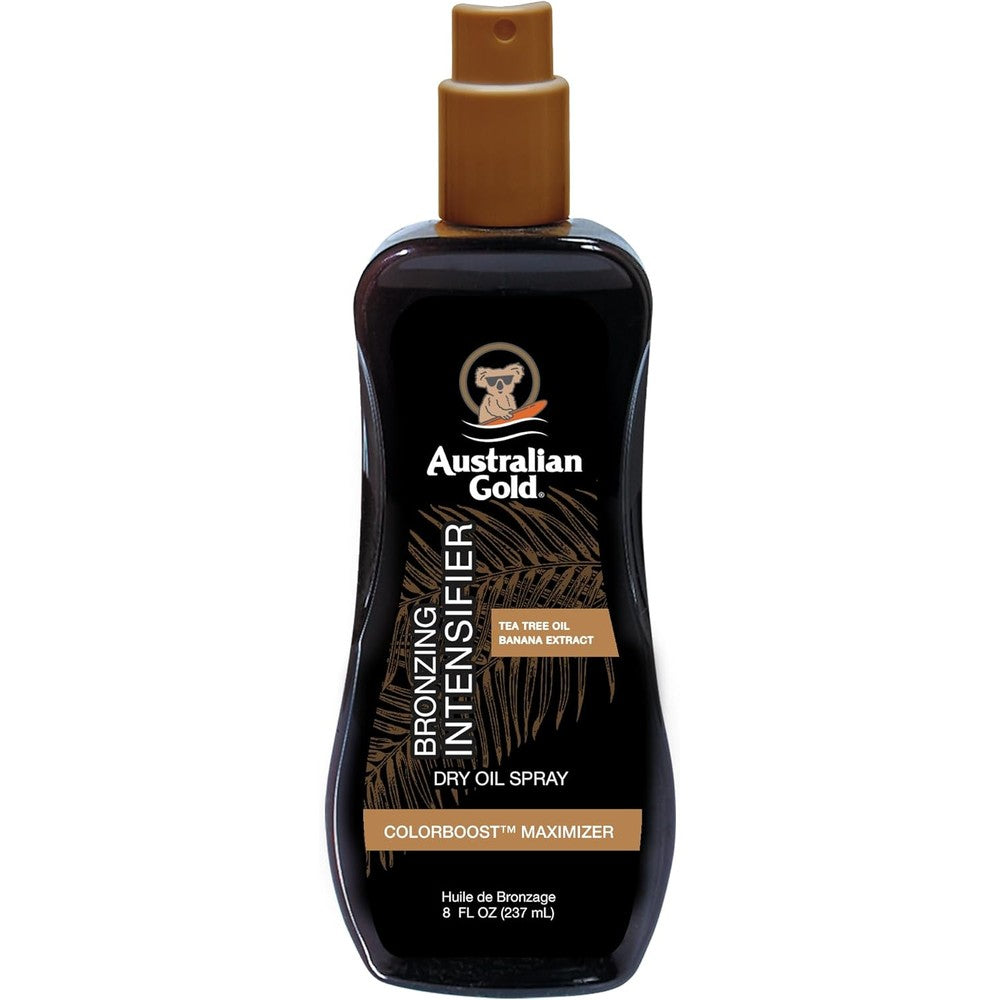 Australian Gold Bronzing Intensifier Dry Oil Spray bottle front view