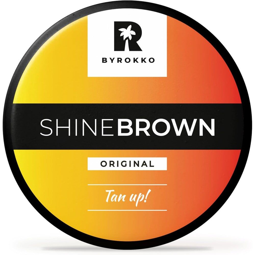 Byrokko Shine Brown Tan Accelerator Cream 7.1 Fluid Ounce bottle front view