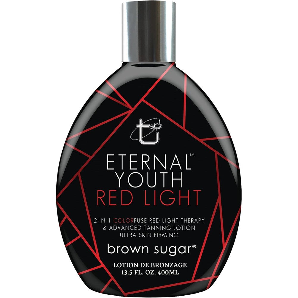 Brown Sugar Eternal Youth tanning lotion bottle front view
