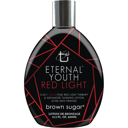 Brown Sugar Eternal Youth tanning lotion bottle front view