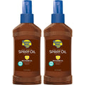 Banana Boat deep tanning oil spray front view bottle