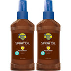 Banana Boat deep tanning oil spray front view bottle