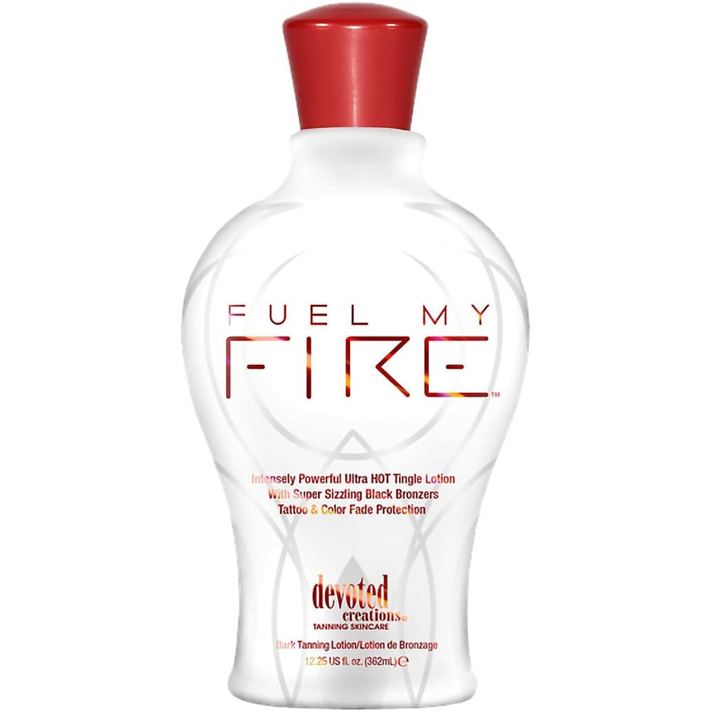 Devoted Creations Fuel My Fire Super Sizzling Black Bronzing Lotion front view