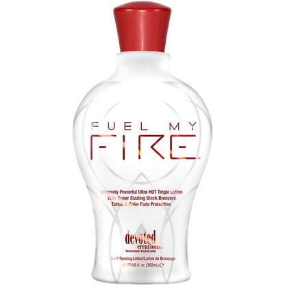 Devoted Creations Fuel My Fire Super Sizzling Black Bronzing Lotion front view