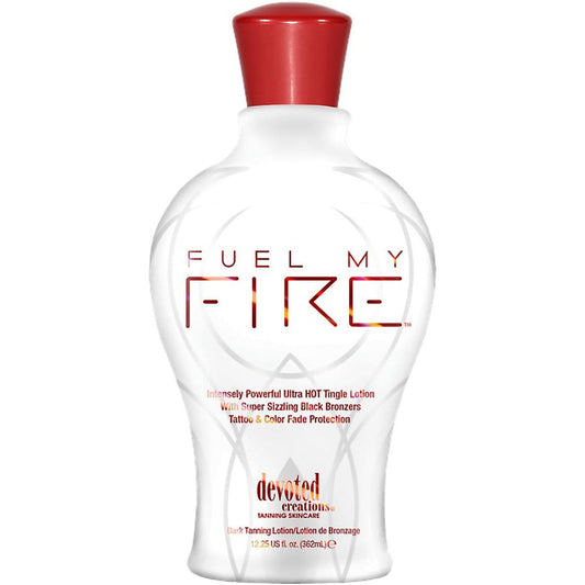 Devoted Creations Fuel My Fire Super Sizzling Black Bronzing Lotion front view