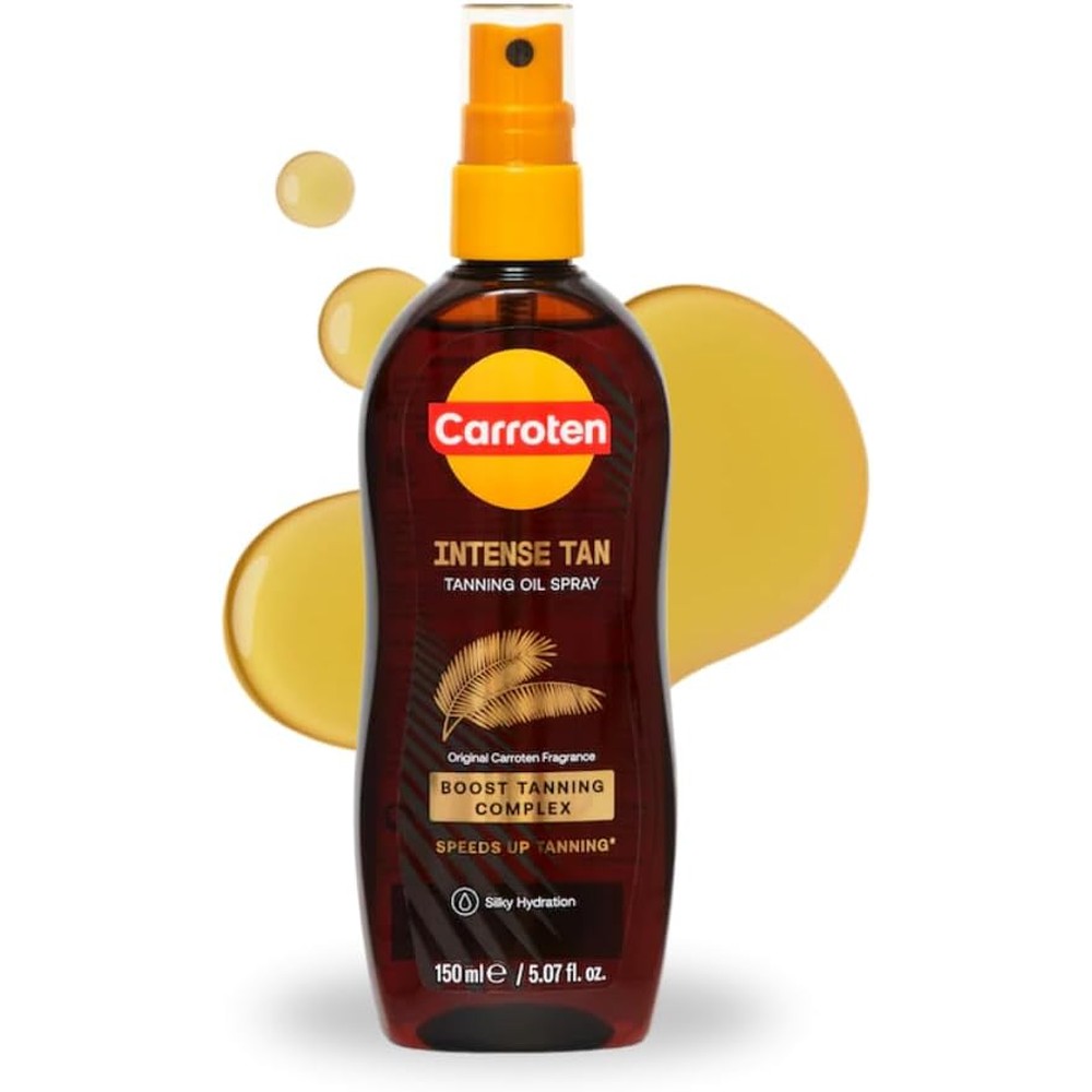 Carroten Intensive Tanning Oil Spray front view bottle