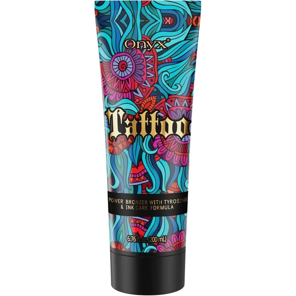 Onyx Tattoo Safe Tanning Bed Lotion front bottle view