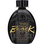 Ed Hardy black triple x instant dark tanning lotion front view bottle