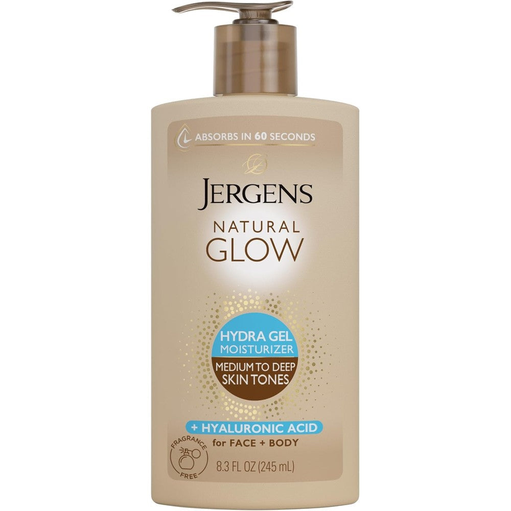 Jergens Natural Glow Hydra Gel Moisturizer front view