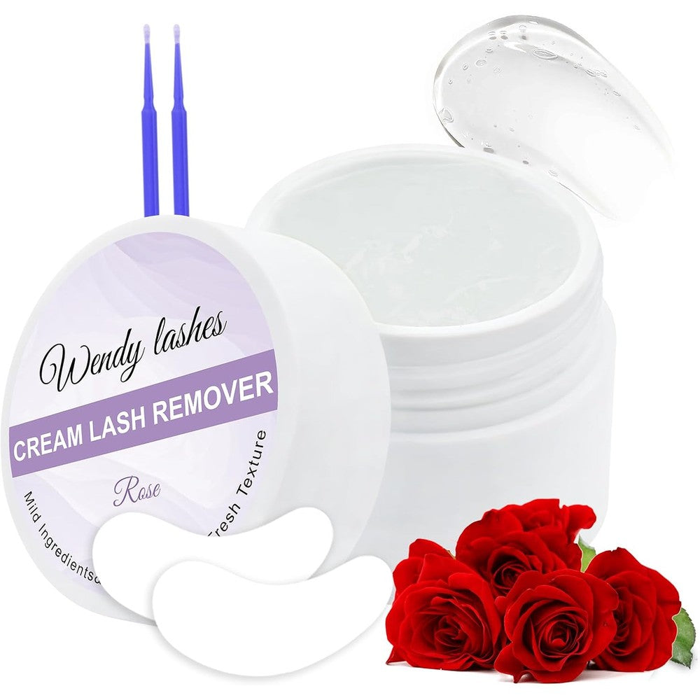 Wendy Lashes cream lash remover tube front view packaging