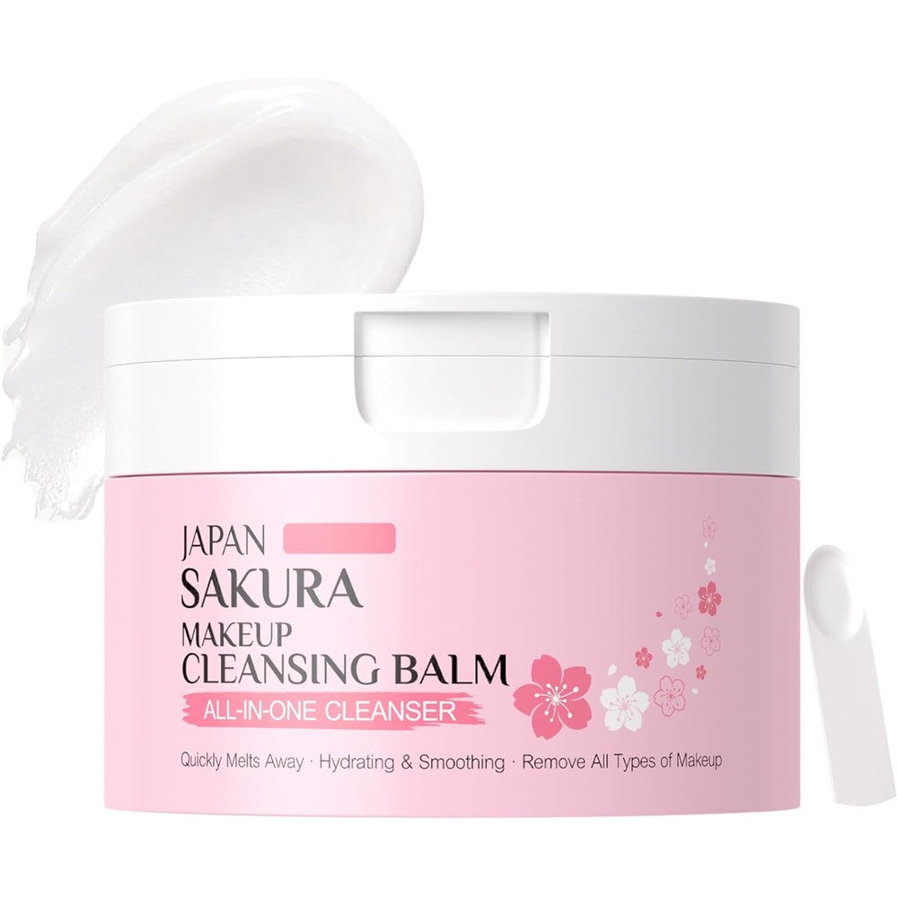 Miescher Sakura Makeup Cleansing Balm front view packaging container.