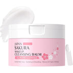 Miescher Sakura Makeup Cleansing Balm front view packaging container.