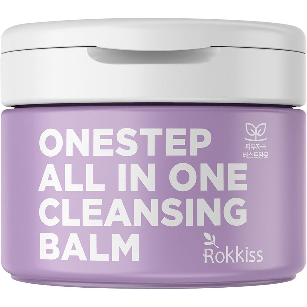 Rokkiss One Step Makeup Remover Cleansing Balm front view jar packaging